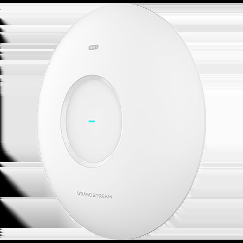 Grandstream GWN7674 Wi-Fi 7 access point, angle view (image: Grandstream Networks)