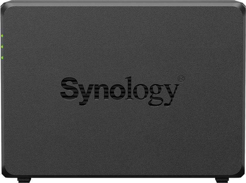Synology DS725+ rear panel with 2.5GbE port, 1GbE port, USB 3.2 Gen 1 and USB Type-C expansion port