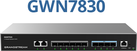 Grandstream GWN7830 Series Layer 3 aggregation switch — official product image courtesy of Grandstream Networks