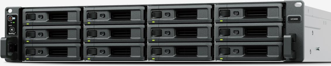 Synology UC3400 active-active SAN. (Image courtesy Synology Inc.)