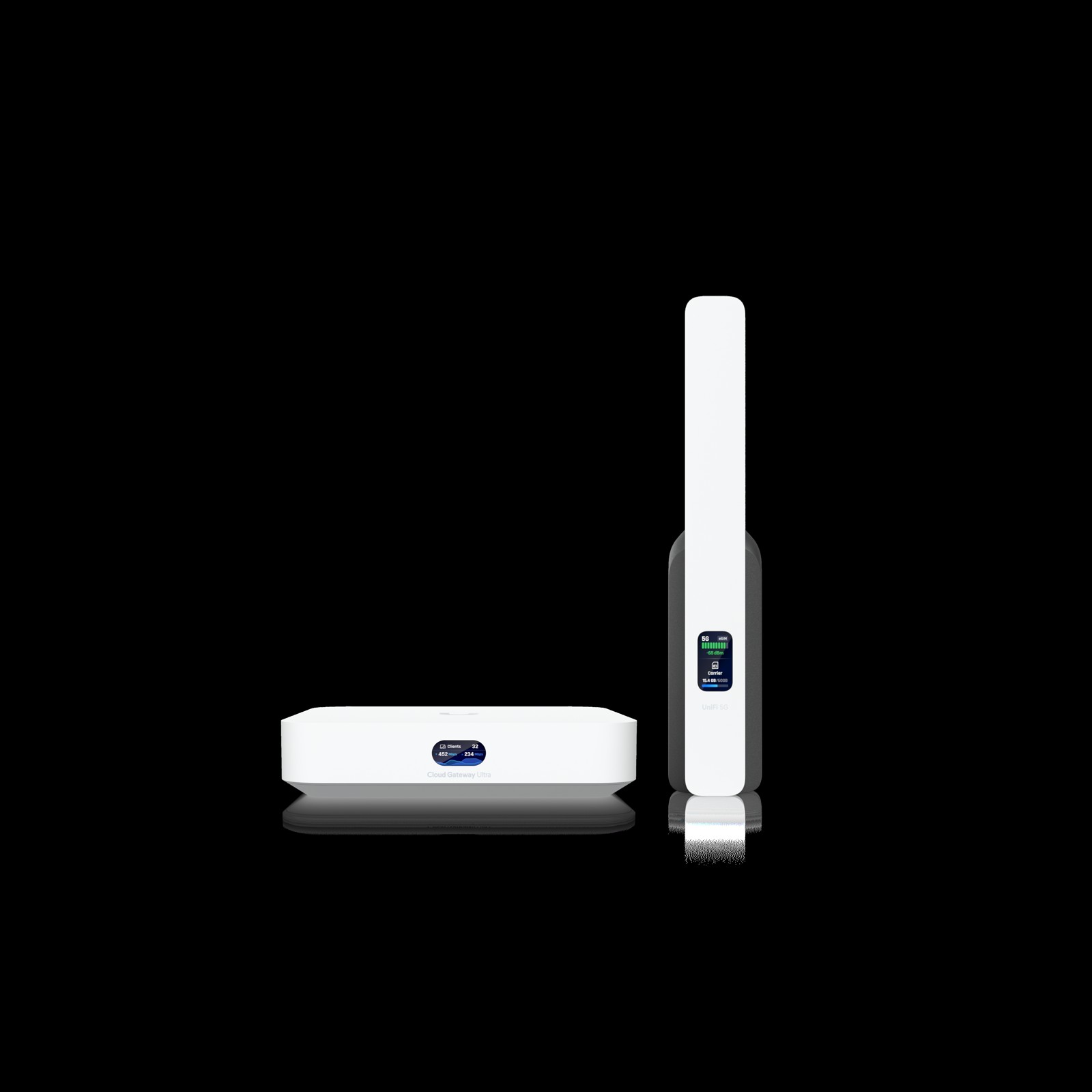 UCG-Ultra rear ports and USB-C power - official Ubiquiti product render