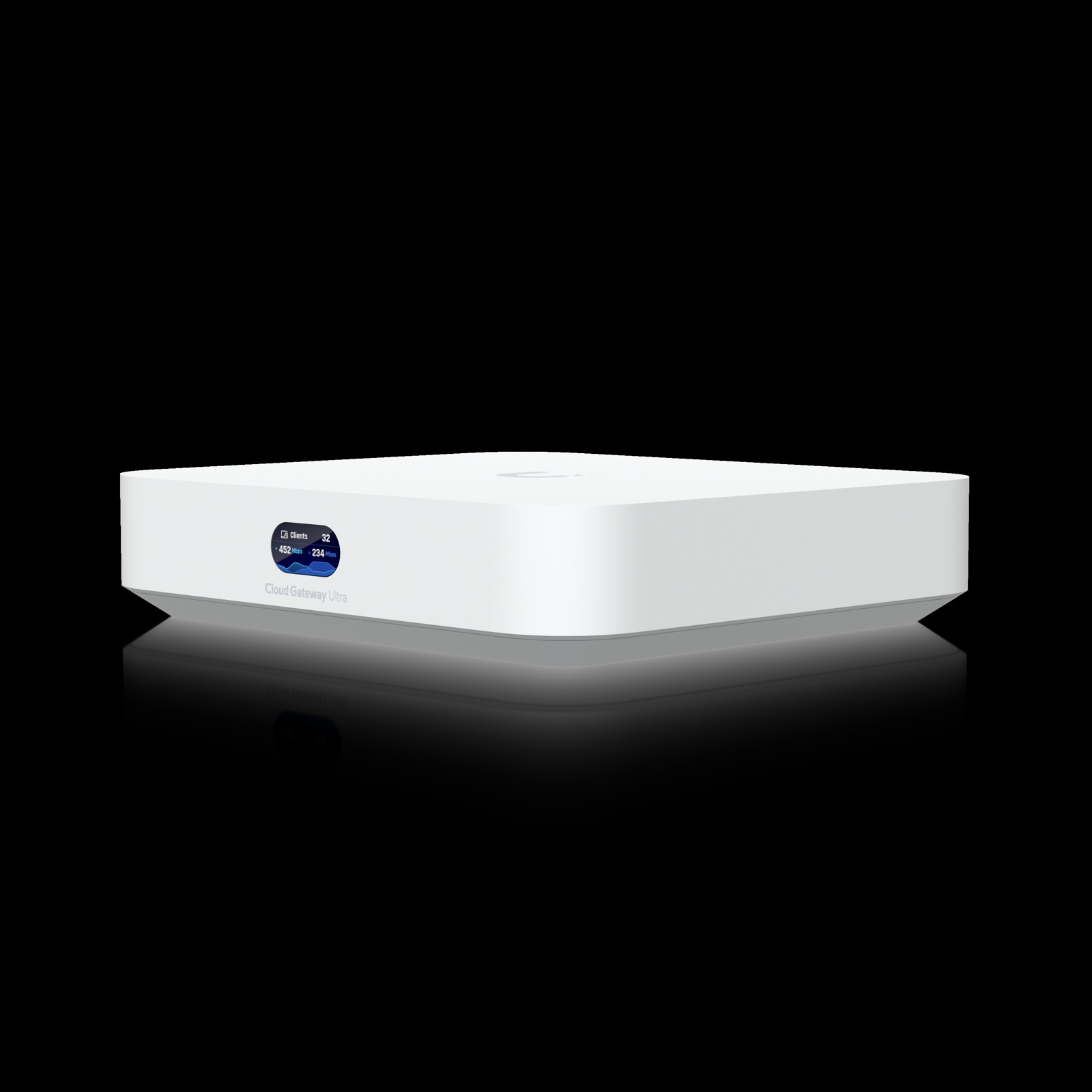 Ubiquiti UniFi Cloud Gateway Ultra (UCG-Ultra) compact desktop gateway - official product render