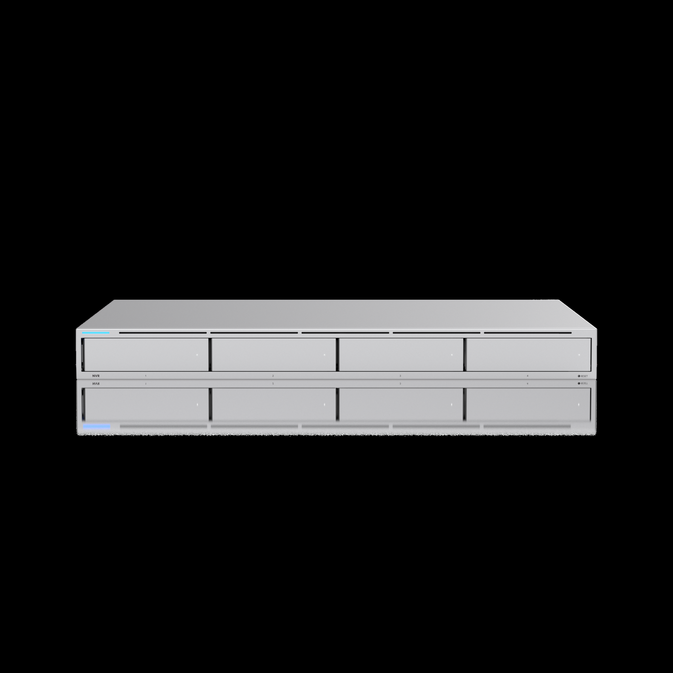 Ubiquiti UNVR 1U rack-mount Network Video Recorder, official product render courtesy Ubiquiti