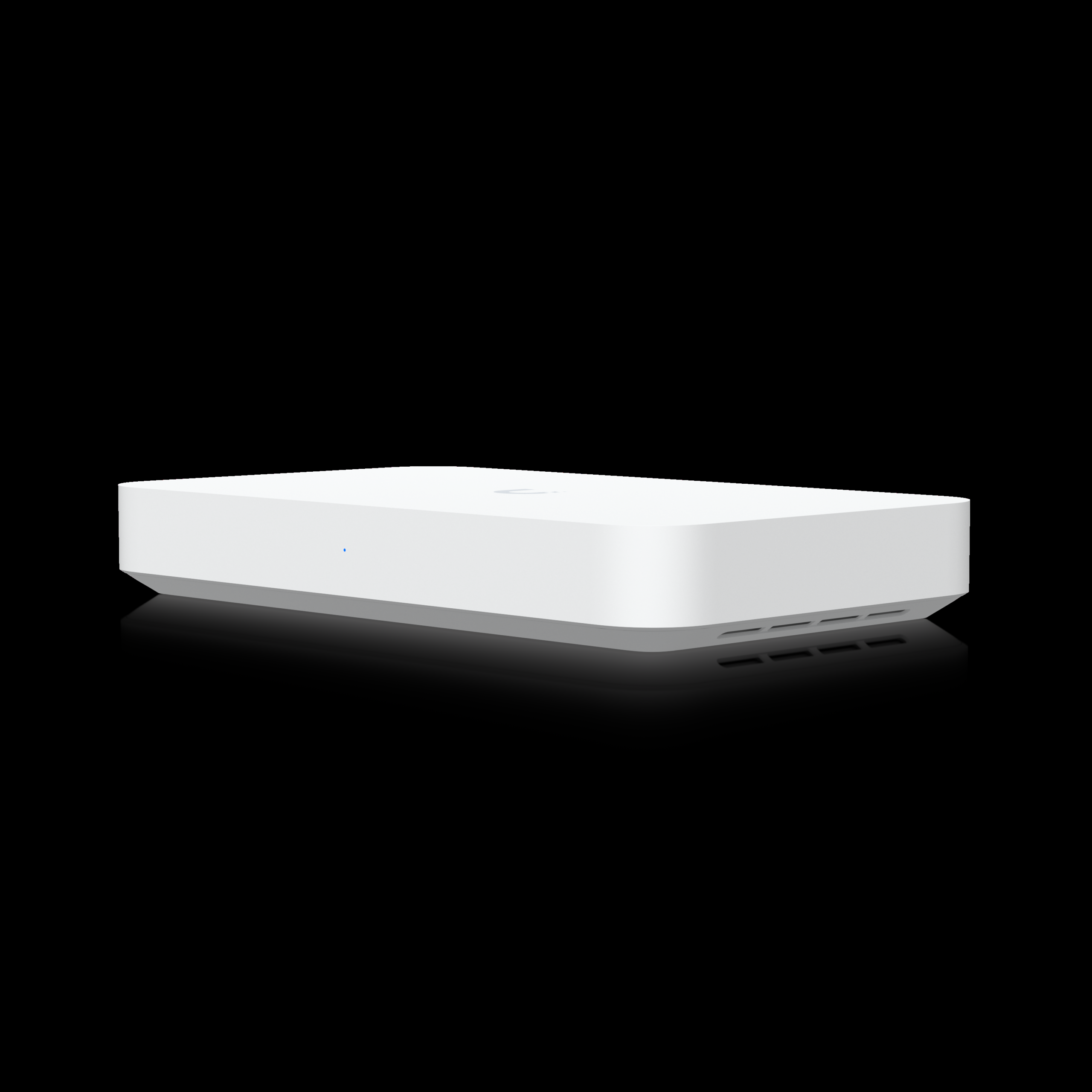 Ubiquiti UXG-Fiber gateway, front view on white background